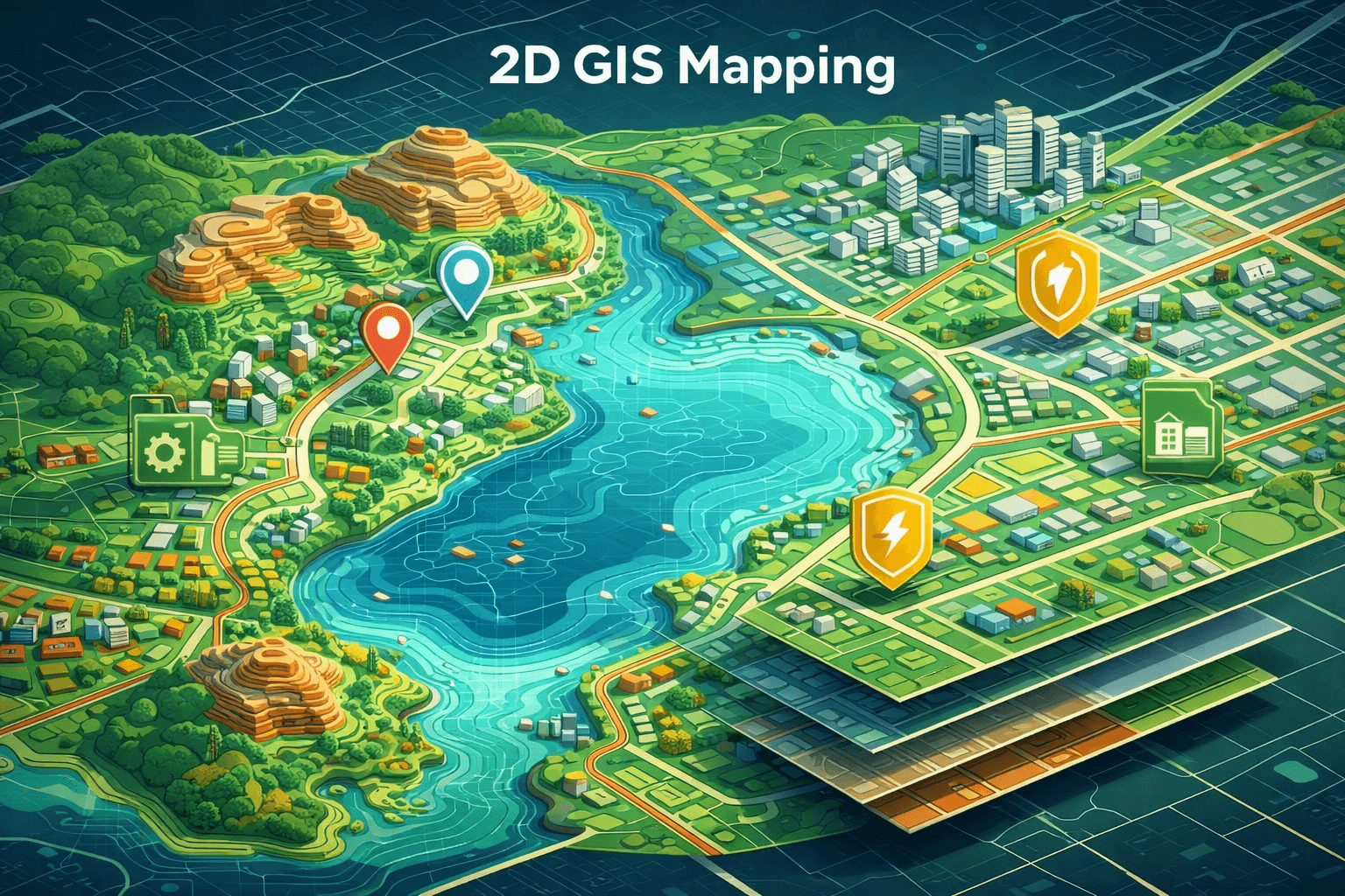 2D GIS Mapping